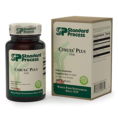 Standard Process Inc. - Standard Process Cyruta Plus – Suplementos Alimentares Integrais, Suporte Imunológico, Saúde Cardíaca com Ácido Ascórbico e Farinha de Aveia – 360 Comprimidos