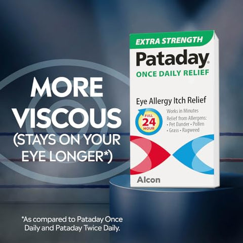 Alcon - PATADAY Alívio Diário Extra Forte 2.5ml, Transparente, 1 embalagem