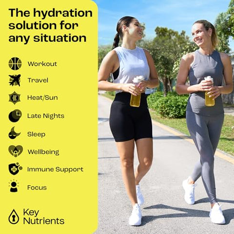 Pó Eletrolítico Multivitamínico Sem Açúcar – Limonada Refrescante – Sódio – 30g - KEY NUTRIENTS