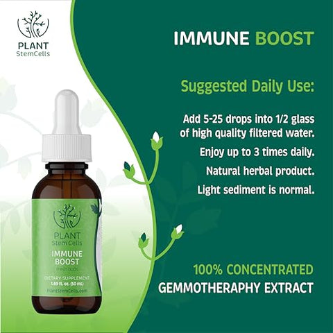 PSC Plant Stem Cells - Impulsionador Imunológico de Células-Tronco Vegetais de Gemoterapia | Sabugueiro Negro, Equinácea | 30ml