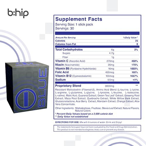 bhip - Blue Energy Blend de Michael Wellness: Energia Duradoura para um Estilo de Vida Ativo