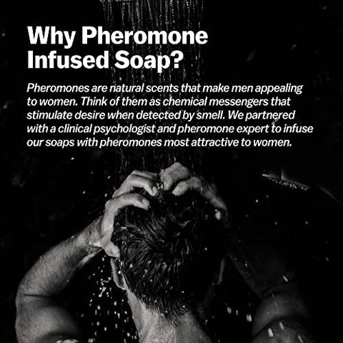 Grondyke Soap Company - Sabonete Masculino Natural Tactical Soap (3 barras) – Infundido com Feromônios para Atração, Esfoliação, Sabonete Barra Masculino, 100% Natural, Fabricado nos EUA