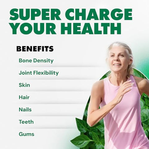 Suplemento de Silício Líquido Super Silica da Positive Power Nutritionals (120ml) – Mineral de Silício – Suplemento Líquido de Silício com Estimulante de Colágeno