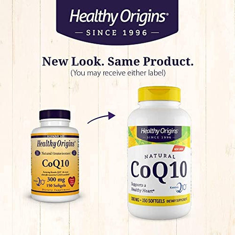 CoQ10 (Kaneka Q10), 300 mg – Saúde do Coração – 300 mg de Coenzima Q10 para a saúde cardíaca - Healthy Origins