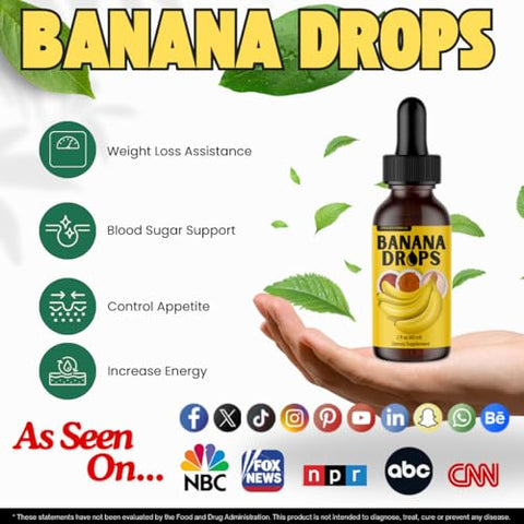 Proven.bio - Banana Drops – Fórmula Oficial de Gotas Líquidas de Banana (Visto nas Redes Sociais)