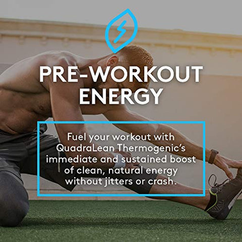 RSP NUTRITION - RSP Nutrition QuadraLean Termogênico Queimador de Gordura para Homens – 60 cápsulas