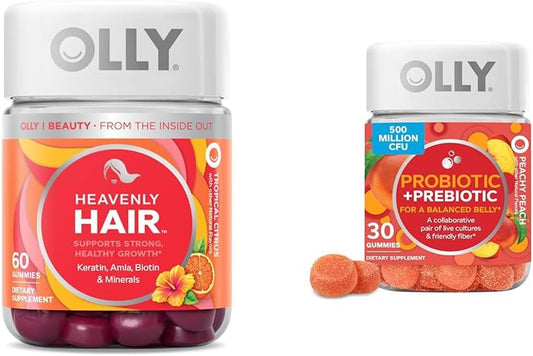 Heavenly Hair Gummy – Suporte para Cabelos Saudáveis com Queratina e Biotina | Marca OLLY - OLLY