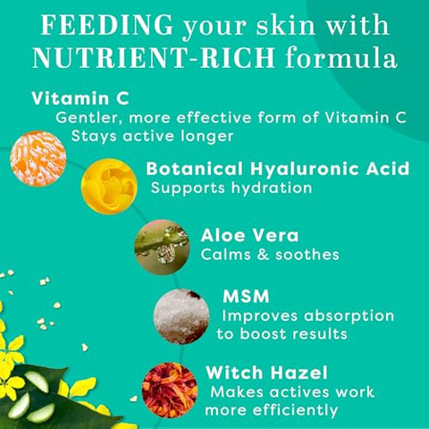 TruSkin Naturals - TruSkin Serum Facial Vitamina C – Anti-Envelhecimento com Ácido Hialurônico e Vitamina E | 30ml
