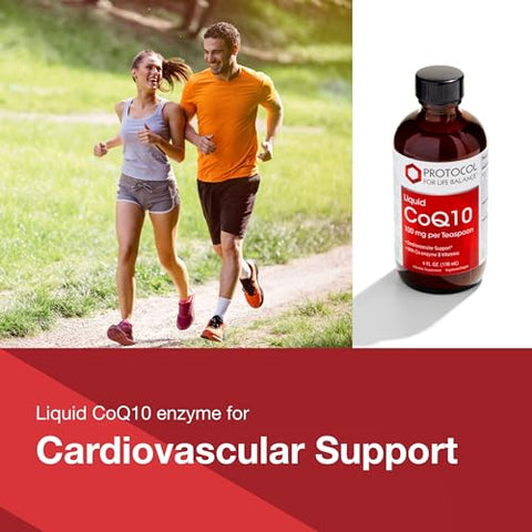 PROTOCOL FOR LIFE BALANCE - Protocolo Líquido CoQ10 – Saúde do Coração – Suplemento Nutricional Antioxidante – com Vitamina B6