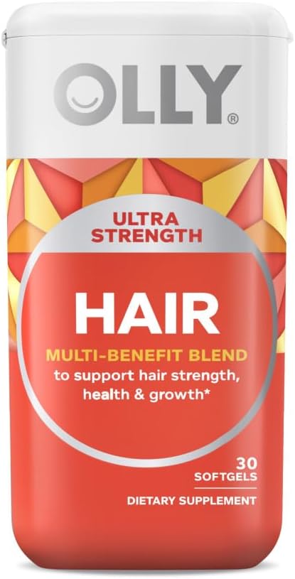 Hair and Skin Vitamin Bundle – Cápsulas Ultra Fortes para Cabelos com Biotina, Queratina, Vitaminas B12, D e Gomas para Pele Impecável com Vitaminas A, E, Zinco para uma Pele Limpa – 30 - OLLY