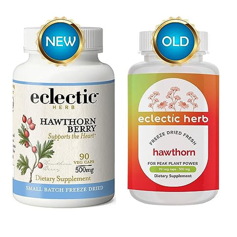 ECLECTIC INSTITUTE - Eclectic Institute – Bagas de Espinheiro Alvar Congeladas Frescas e Desidratadas | Suporte Cardiovascular | 90 CT (500 mg)