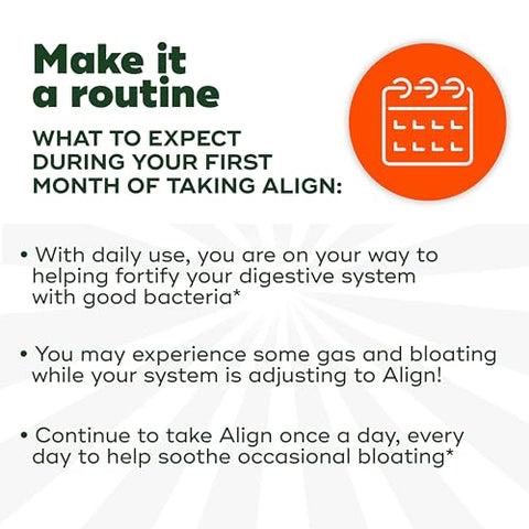 Probiótico, Alívio de Inchaço na Digestão de Alimentos, Probióticos para Mulheres e Homens, Probiótico Ajuda a Aliviar Inchaço Ocasional*, Com Vitamina B12 para Auxiliar na Digestão de Alimentos - Align