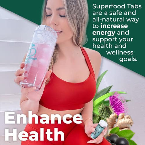 da Superfoods Company – Bebida Detox e Suplemento Nutricional para Mulheres - Superfood Tabs
