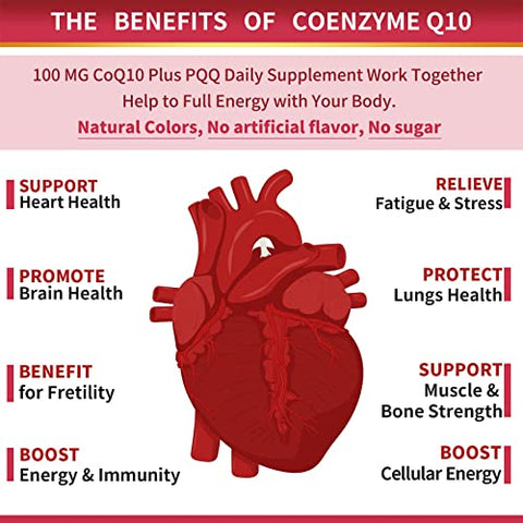 ZEBORA - CoQ10-100mg-Softgels com PQQ e BioPerine – Potencialize sua saúde com a marca líder em Coenzima Q10