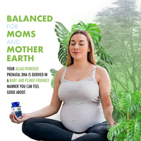 The Veggie Doctor - Vegan Prenatal DHA, EPA – Ômega 3 Vegetal para Gestantes – 60 cápsulas