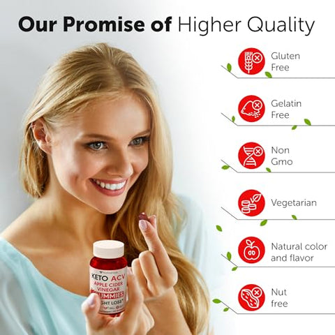 NuttraFaza INC - Keto ACV Gummies Avançado para Perda de Peso – Gomas de ACV Keto para Perda de Peso – Suplemento de Gomas Keto para Dieta – Vinagre de Maçã Kelly Clarkson – Fabricado nos EUA