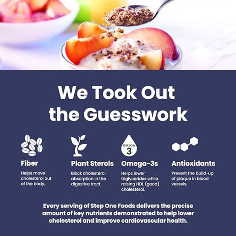 Anytime Sprinkle: Snack Saudável para o Coração com Fitosteróis Vegetais, Ômega 3 e Fibra Alimentar – Granola Vegana Sem Glúten (12 Pacotes) - Step One Foods