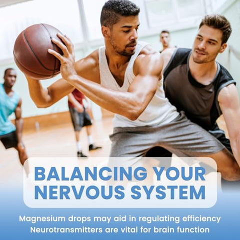 ReviNutra - 2 Frascos de Gotas de Magnésio Glicinato Líquido com Taurato – Marca X, 60ml/g