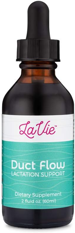LaVie - Duct Flow – Suporte à Lactação: Alívio para Dutos de Leite Bloqueados, Suplemento Herbal para Apoio à Amamentação, Tintura para Alívio de Ingurgitamento Mamário e Dutos de Leite Bloqueados (60 ml)