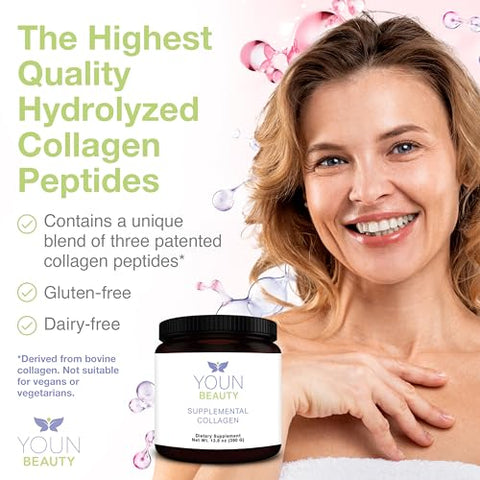 Collagen em Pó por Dr. Anthony Youn – 30 Porções (Sem Sabor) – Fortigel, Fortibone | Holistic Plastic Surgeon - YOUN Beauty