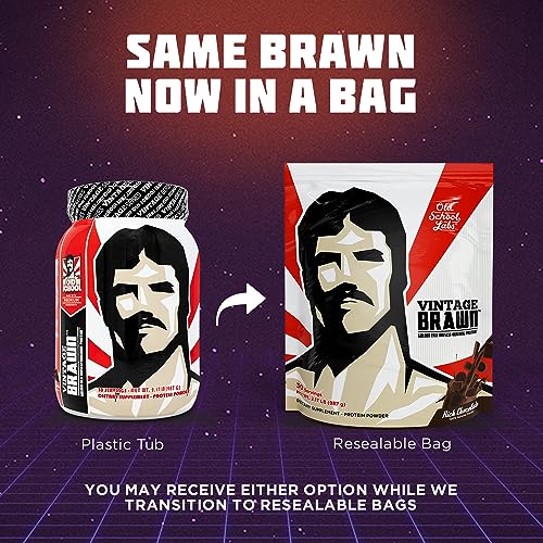 Old School Labs - Vintage Brawn – Pó Isolado de Proteína para Construção Muscular Masculina – 500g