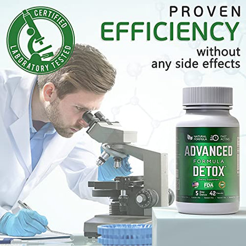 Salutem Vita - Kit Detox Fórmula Avançada – 3 peças (126 cápsulas) + Copo Teste Multi Painel 1 peça – Remoção de Toxinas – Advance Formula Detox