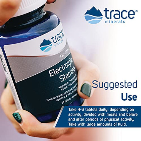 Trace Minerals - Minerais Traço | Comprimidos de Estamina Eletrolítica | Magnésio