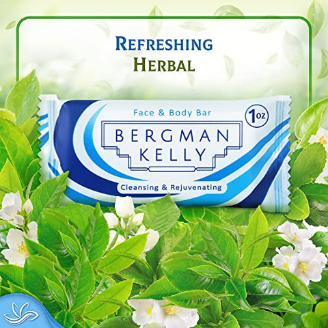 Sabonetes de Hotel (Chá Branco, 30g, 100 unid), Tamanho de Viagem, Sabonetes de Luxo em Embalagem Individual, Amenidades para Airbnb - BERGMAN KELLY