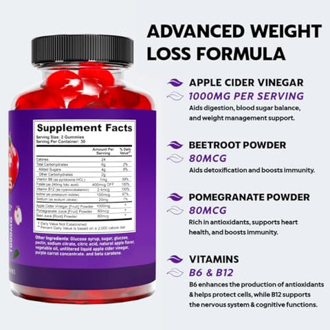 Desi Buy - Keto ACV Gummies: Fórmula Avançada com 1000 MG de Vinagre de Maçã para Homens