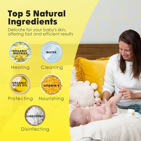 La Petite Creme - Bálsamo Orgânico Francês para Fraldas (120 ml) – Cura e Proteção