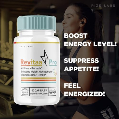 rize labs - Revitaa Pro: Cápsulas Avançadas para Perda de Peso e Melhora do Processo Digestivo (60 Cápsulas)