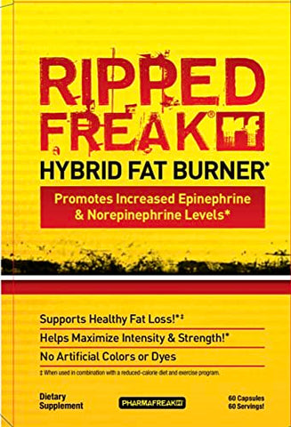 Ripped Freak 60ct – Queimador Híbrido de Gordura – EUA – 60 cápsulas - Pharmafreak