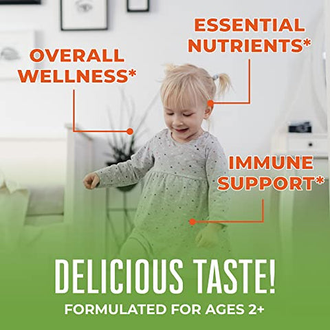 MaryRuth Organics - MaryRuth’s Gomas de Vitaminas Sem Açúcar para Crianças de 2 Anos | Suprimento de 2 Meses | Multivitamínico com Vitamina C, D3, Zinco | 1 Goma por Dia | Vitaminas para Crianças | Sem Açúcar | Vegano | Não OGM