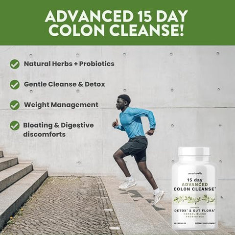 Oona Health - 15 Dias de Limpeza Avançada do Cólon, Probióticos – Marca de Produto