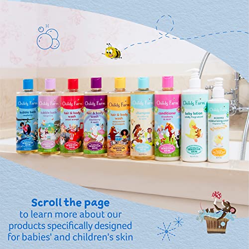 Shampoo Infantil Childs Farm para Pele Seca, Sensível e Propensa a Eczema – Cuidado Especial para Crianças