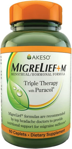 M – Suporte Nutricional para Mulheres com Enxaqueca Menstrual, 60 Cápsulas - MigreLief