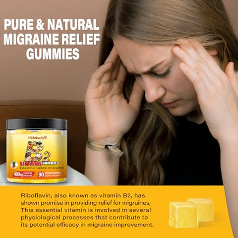 vidabotan - Vitaminas B2 Gummies – Riboflavina 400mg com Magnésio | Marca: Primeiro