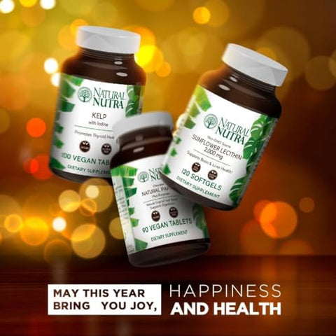 Suplemento Natural Nutra Lecitina de Girassol 2000 mg – Livre de Soja, Não-OGM, Sem Glúten 120 Softgels | Suporte à Função Hepática, Estimulante da Saúde Cerebral, Memória