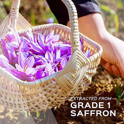 GOLDEN SAFFRON - Golden Saffron Extract 8825 (Vegetarian) – Melhor Supressor Natural de Apetite – 88,5 mg por Cápsula – Fabricado pelo Saffron de Grau Superior – Não-OGM, 30 cápsulas