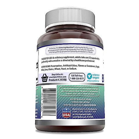 Amazing Nutrition - Amazing Formulas Black Cohosh | 750 mg | 300 Cápsulas | Não-OGM | Sem Glúten | Fabricado nos EUA