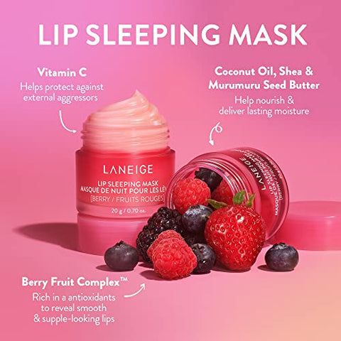 LANEIGE Lip Glowy Balm: Hidratação, Brilho, Leveza, Hidratação Profunda – 10g