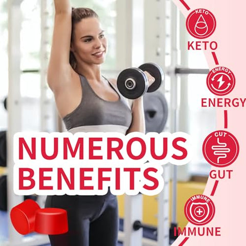 Regio - Keto ACV Gummies 1500MG – Gomas de ACV Keto para Mulheres e Homens – Vinagre de Maçã com Mãe para o Intestino – Vegano