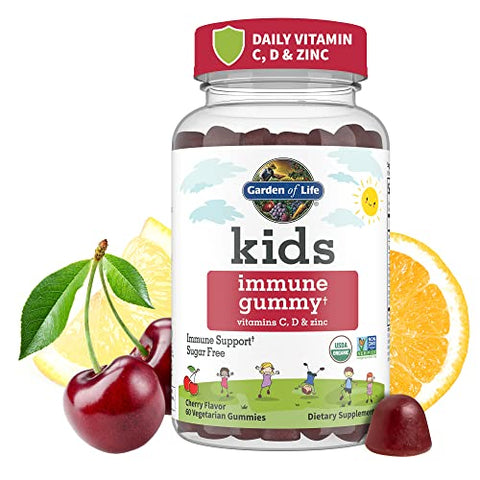 Kids Gummies Orgânicos Probióticos para Imunidade Infantil – 60 gomas - Garden of Life