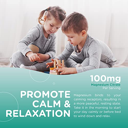 Zahler - Chapter One Gummies de Magnésio, Saborosos e Nutritivos para Crianças, Magnésio Calmante para Crianças, Gummies de Magnésio para Mulheres e Homens, Certificado Kosher, (60 Gummies Saborosos)