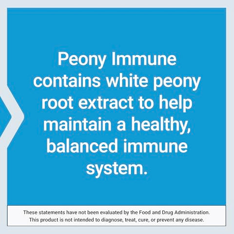 Peony Immune – Suporte à Saúde Imunológica, Raiz de Peônia Branca, Sistema Imunológico, Sem Glúten, Não-OGM, Vegetariano, 60 Cápsulas - Life Extension