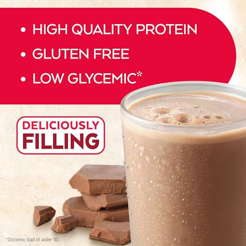 Shake de Proteína Sabor Chocolate Cremoso, 23g Proteína, Baixo Índice Glicêmico, 4g Carboidrato Líquido, 1g Açúcar, Amigo da Dieta Keto, 12 Unidades - Atkins