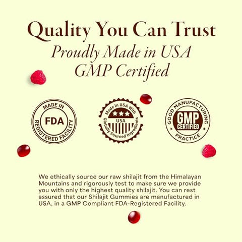 Bodi Wellness - Gummies Veganos Sem Açúcar com 85 Minerais Traços – Pure Himalayan Shilajit 1500mg – 270 Gummies (ML/G)