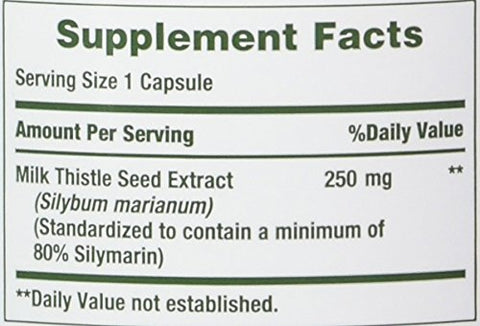 Nature's Bounty - Nature’s Bounty Cardo Leiteiro 200 Cápsulas, Embalagem com 2