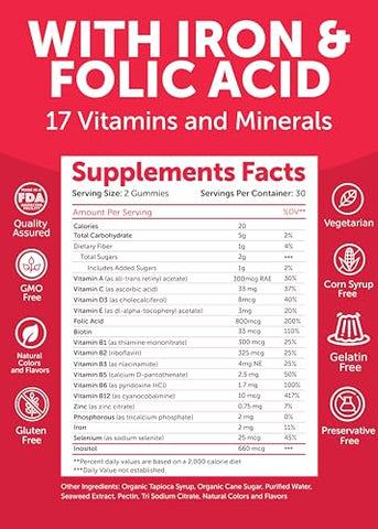 Lunakai - Vitaminas Pré-Natais com Ferro – Fortaleça sua saúde durante a gravidez