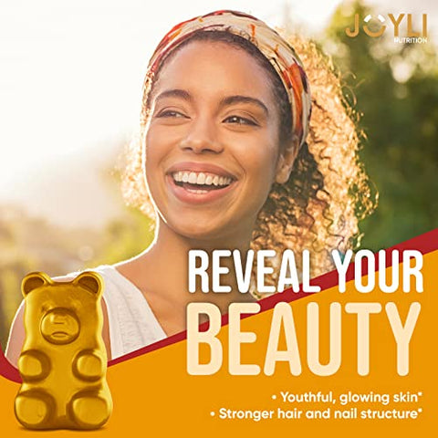 JOYLI Nutrition - Joyli Superfruit Gummies – Gomas Multivitamínicas de Frutas Sem Açúcar para Adultos – Vitaminas Naturais em Goma para Mulheres